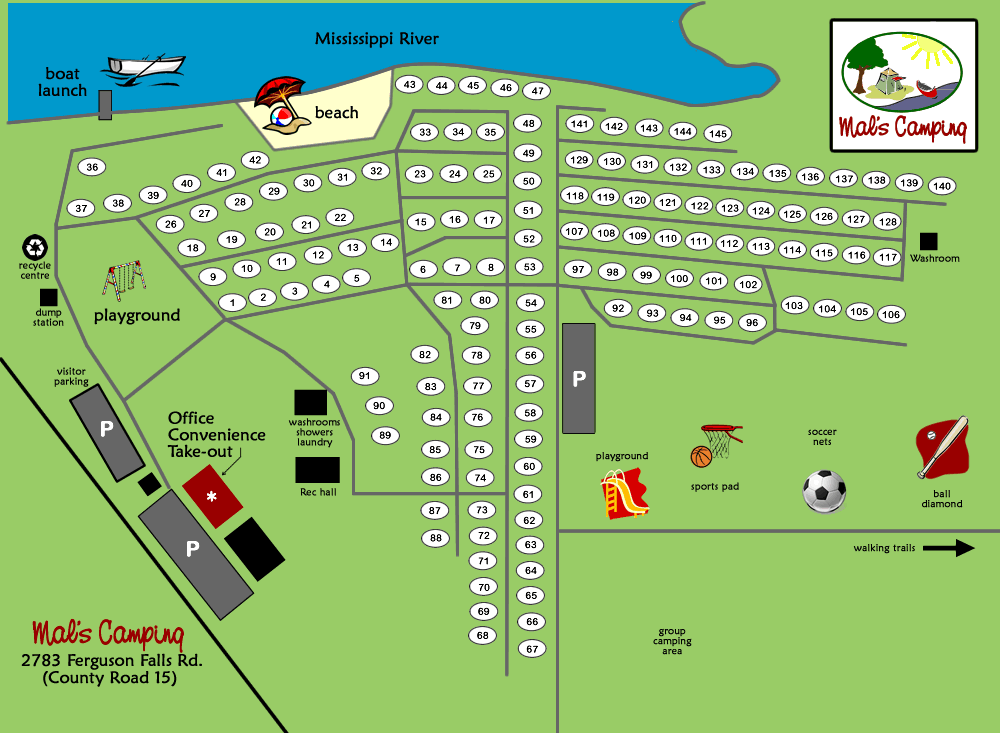 Mal's Camping facilities